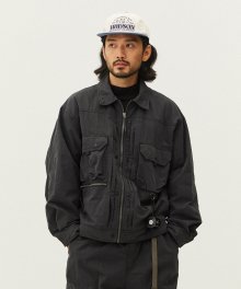 ANGLER QUILTED TRUCKER JACKET CHARCOAL_FP3WJ70U