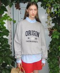 시눈(SINOON) ORIGIN PUFF SWEATSHIRT (MELANGE GREY)