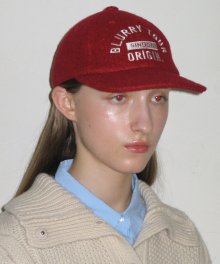 BOUCLE BALL CAP (RED)