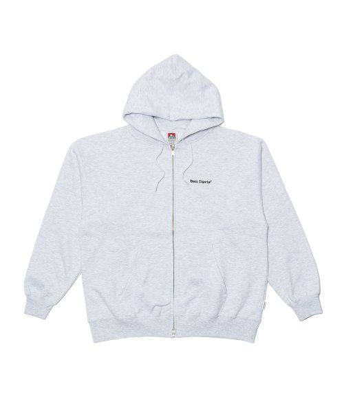 WHITE LABEL HEAVY SWEAT ZIP HOODIE OFF WHITE