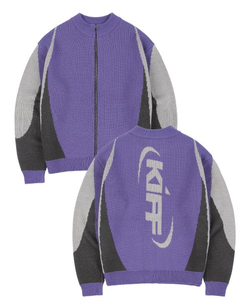 アウターその他 NASTYKICK Defy Knit Zip Up NA1262 A'GEM/9 × .kom 『NASTY KICK/ナスティー キック』Waffle Stud