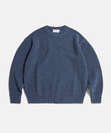 Miller Knit Sweater Denim Blue