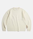 에스피오나지(ESPIONAGE) Anchor Guernsey Sweater Ivory