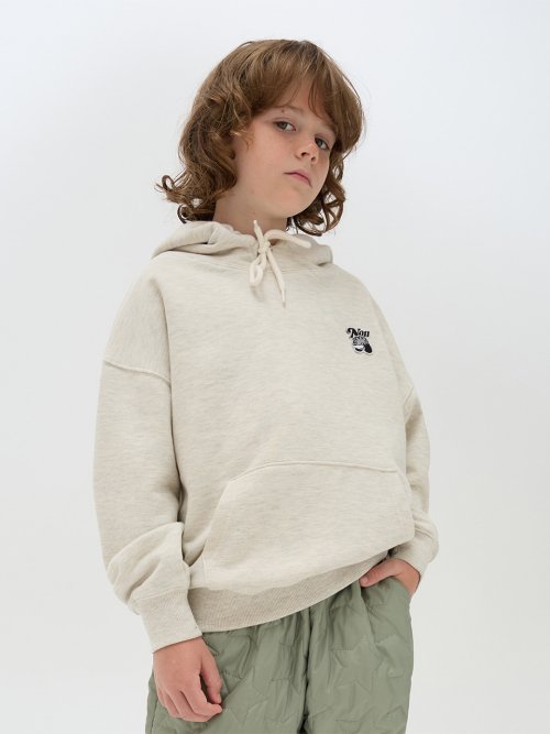 논서비스(NON SERVICE) FREDDIE HOODIE LIGHT GREY - 사이즈 & 후기 | 무신사