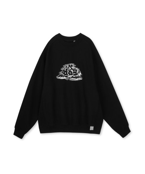 Black store printed sweatshirt