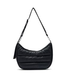 Quilted Dying Hobo Bag Black