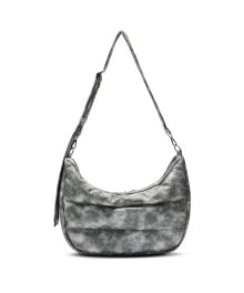 Quilted Dying Hobo Bag Gray