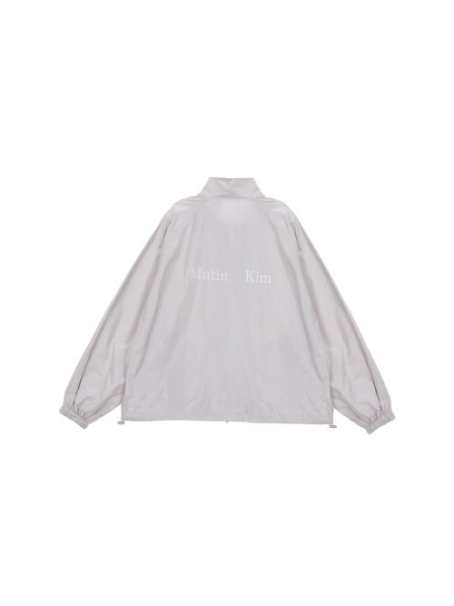 MUSINSA | MATIN KIM MATIN KIM LOGO COATING JUMPER IN GRAY