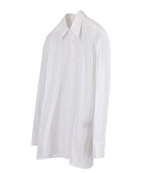 Рубашка свободного кроя с инвертированными складками Off-white PD3SH0404