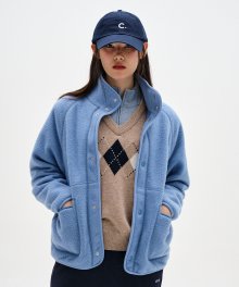 [23FW clove] Boa Fleece Jacket (Blue)
