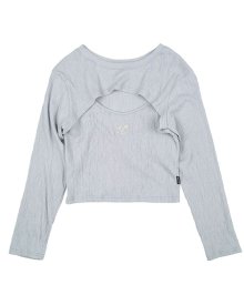 YB SET UP LONG SLEEVE_GREY