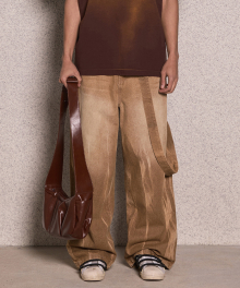 Billowy Gradation Denim - BROWN