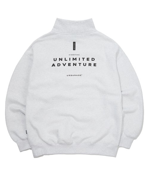 Анорак Unlimited Half-Zip White Melange