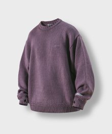 Round Heavy Sweater - Indi Pink