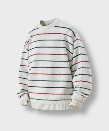 Round Heavy Sweater - Stripe