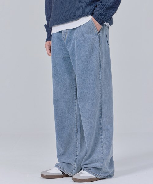 디스펑트(dysfunct) Nus Wide One Tuck Denim Pants