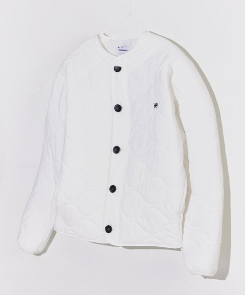 Warm Quilting Short Puffer (IVORY)