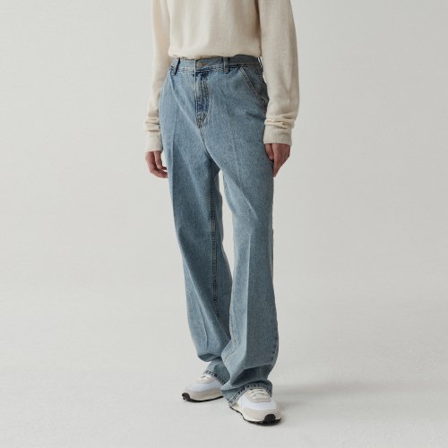 Брюки-деним слаксы — Medium Blue