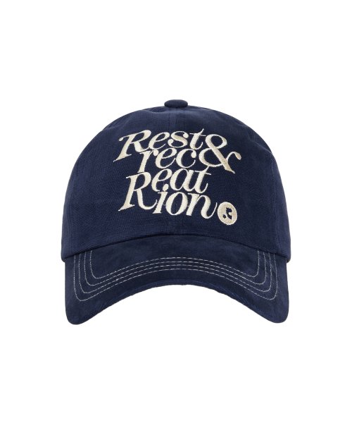 레스트앤레크레이션(REST&RECREATION) RR STITCH BALL CAP_BLACK