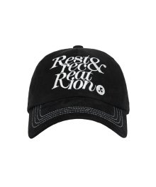 RR STITCH BALL CAP_BLACK