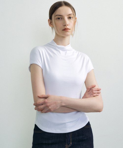JERSEY COWL SLEEVELESS T_3COLOR