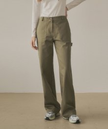 SIPT7057 carpenter pants_Khaki brown