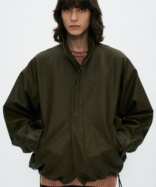 PARTIMENTO Vegan Leather Field Jacket - レザージャケット