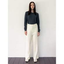 Wool Blended Slimfit Pants  Ivory