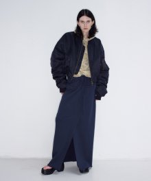 CROPPED MA-1 BOMBER JACKET_DEEP NAVY