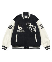 YIN YANG VARSITY JACKET NAVY (VH2DWUB902A)