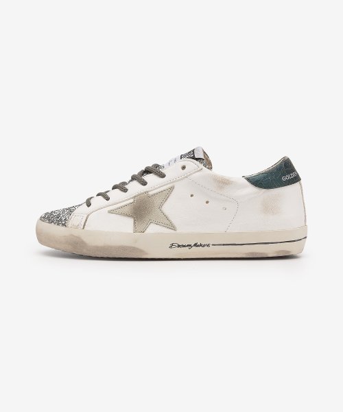 Golden goose superstar sale glitter sneakers