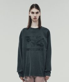 TRAFFIC ACCIDENT LS TEE CHARCOAL