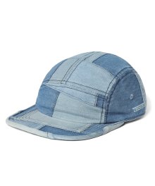 Washed Denim Pacth Work Cap Washed Blue