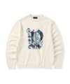Fortuna N-Logo Sweater Ivory