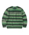Ombre Knit Sweater Green