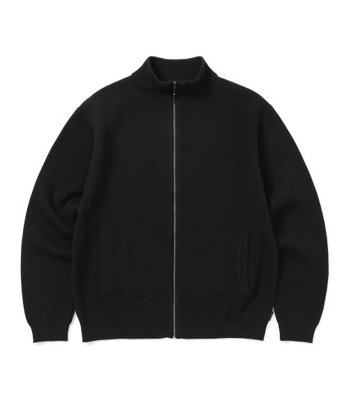 MUSINSA | thisisneverthat® New Vision Full Zip Cardigan Black