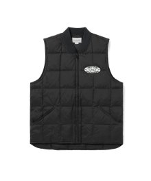 Ripstop Quilted Down Vest Black