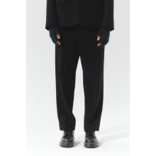 [snug] black wool covy fit pants (set-up) CWPAW23853BKX