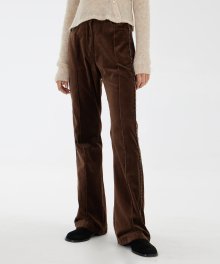 Bootcut Pants  - Brown