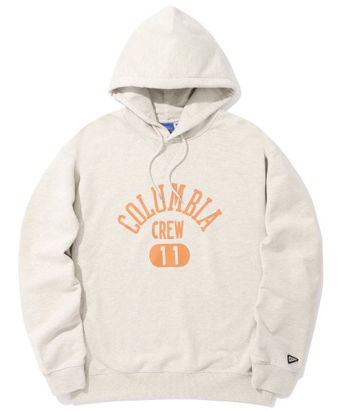 Худи CREW TEAM NO.11 LOGO TERRY Yellow Oatmeal