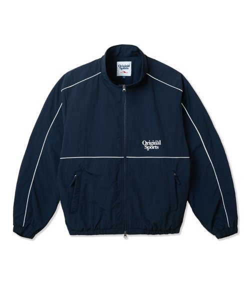 STANDNECK TRACK JACKET NAVY