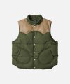 MOUNTAIN DOWN VEST _ OLIVE
