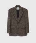 BERG WOOL OVER JACKET MOCHA BLACK