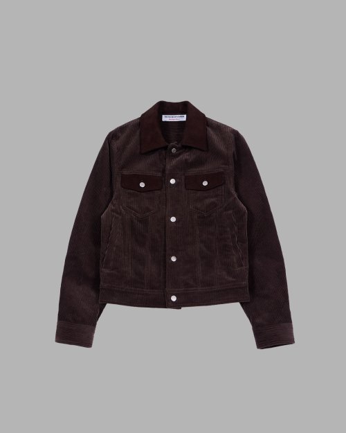 вельветовая замшевая куртка JACKET (коричневое)
