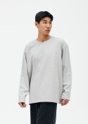 소신(SOCIN) overfit long-sleeved T-shirt (LIGHT GREY)