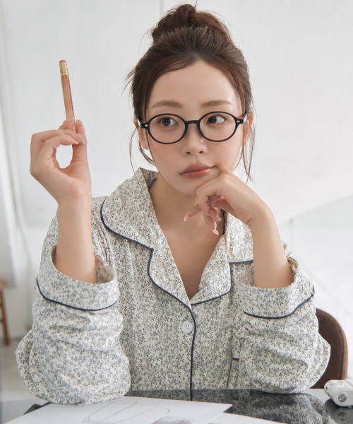 오프아워 리프 피치플러프 긴팔 잠옷 세트