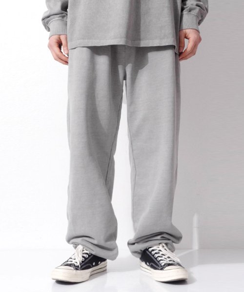 Grey sweatpants with discount string