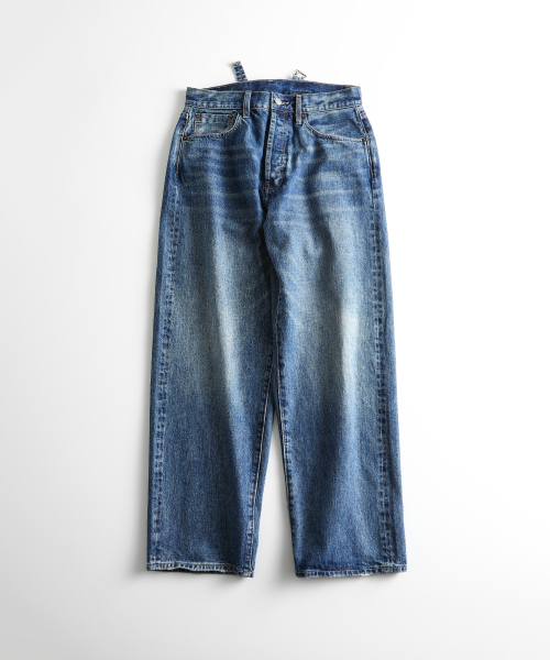 비헤비어(beheavyer) 523L SELVEDGE DENIM PANTS washed blue