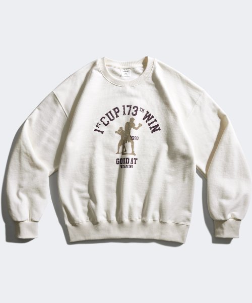 Плотный свитшот Weaving Cream BJMT4576