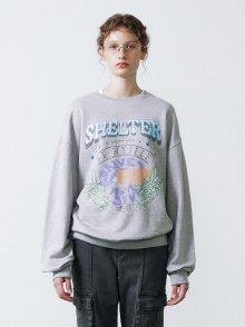 Shelter Graphic Sweatshirt in L/Grey VW3AE104-11